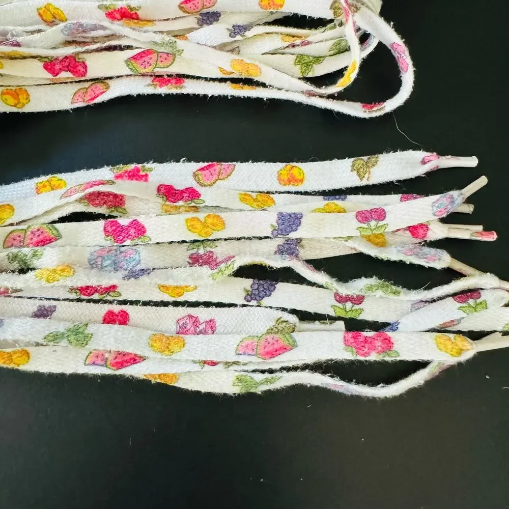 Set of 3 paid of Fruit Shoelaces 38